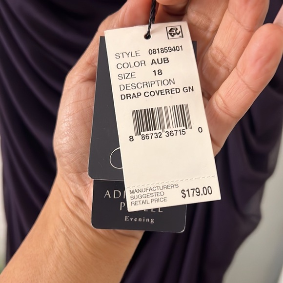 Adrianna Papell evening dress size 18 w - Picture 6 of 10